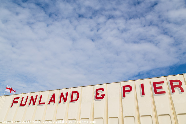 Funland & pier Picture Board by Jason Wells