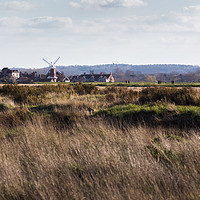 Buy canvas prints of Cley windmill landscape by Jason Wells
