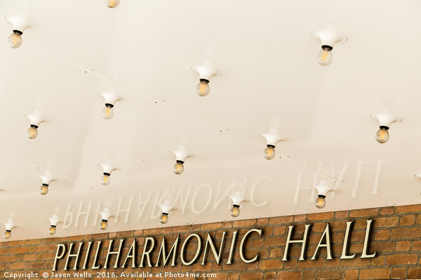 Philharmonic Hall reflection Picture Board by Jason Wells