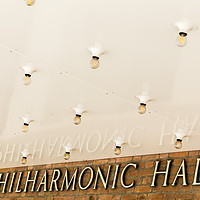 Buy canvas prints of Philharmonic Hall reflection by Jason Wells