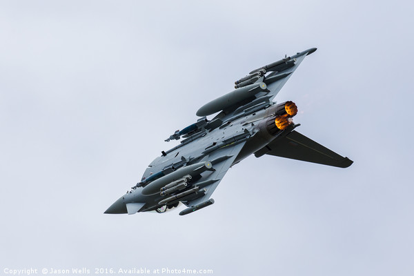 BAE Systems Typhoon loaded up with weapons Picture Board by Jason Wells