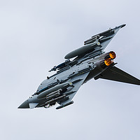 Buy canvas prints of BAE Systems Typhoon loaded up with weapons by Jason Wells