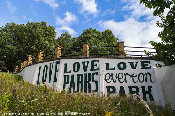 Love Everton Park Picture Board by Jason Wells