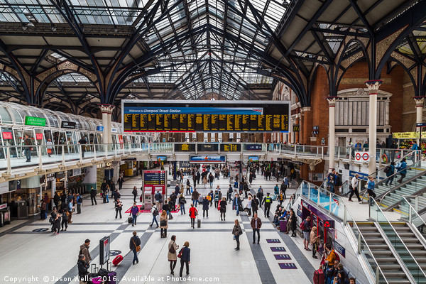 Liverpool Street train station Picture Board by Jason Wells