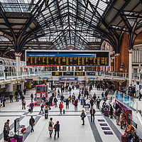Buy canvas prints of Liverpool Street train station by Jason Wells