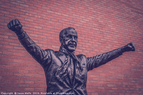 Bill Shankly statue Picture Board by Jason Wells