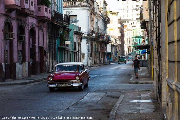 Contrasting lighting in Centro Havana Picture Board by Jason Wells