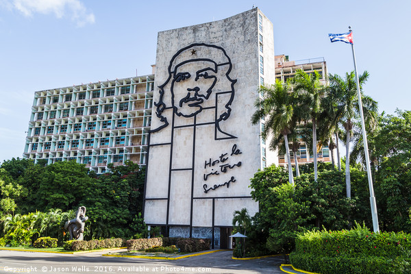 Che Guevara's iconic face Picture Board by Jason Wells