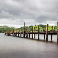 Buy canvas prints of Jetty on Coniston Water by Jason Wells