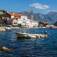 Buy canvas prints of Perast in the Bay of Kotor by Jason Wells