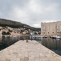 Buy canvas prints of Panorama of Dubrovnik's old harbour by Jason Wells