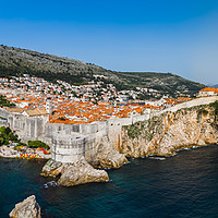 Buy canvas prints of Dubrovnik old town panorama by Jason Wells