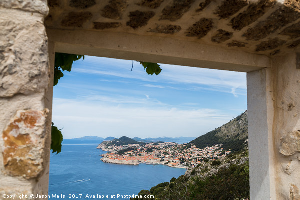 Framing Stari Grad in Dubrovnik Picture Board by Jason Wells