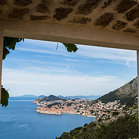 Buy canvas prints of Framing Stari Grad in Dubrovnik by Jason Wells