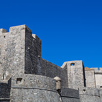 Buy canvas prints of North side of Dubrovnik's city walls by Jason Wells