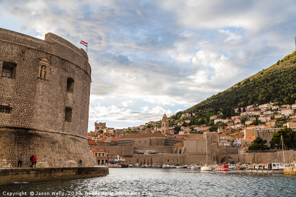 Dubrovnik's old harbour Picture Board by Jason Wells