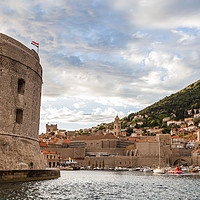 Buy canvas prints of Dubrovnik's old harbour by Jason Wells