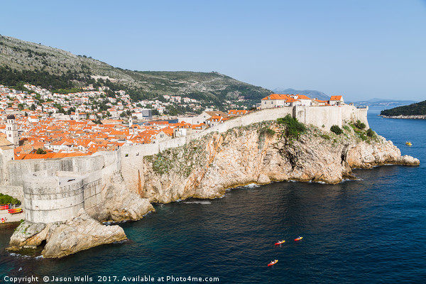 Dubrovnik city walls Picture Board by Jason Wells