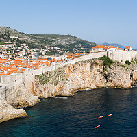 Buy canvas prints of Dubrovnik city walls by Jason Wells