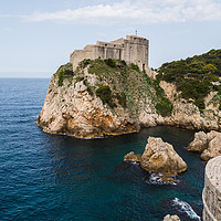 Buy canvas prints of Dubrovnik's Gibraltar by the waters edge by Jason Wells