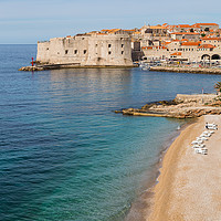 Buy canvas prints of Banje Beach Dubrovnik by Jason Wells