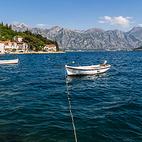 Buy canvas prints of Pretty Perast in the Bay of Kotor by Jason Wells