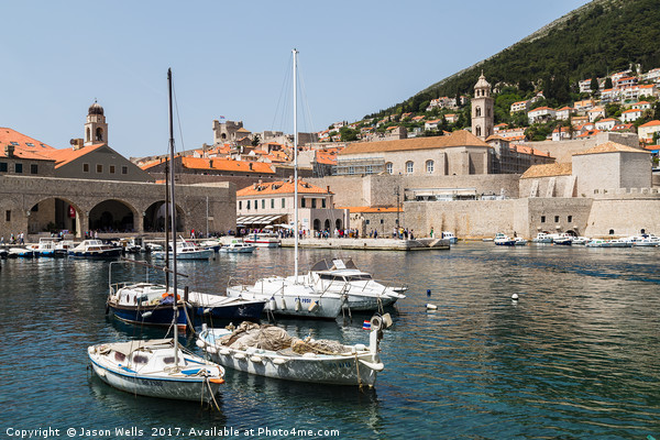 Dubrovnik’s old port Picture Board by Jason Wells
