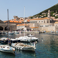 Buy canvas prints of Dubrovnik’s old port by Jason Wells