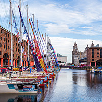 Buy canvas prints of Dare to lead leaves its mooring in Liverpool by Jason Wells