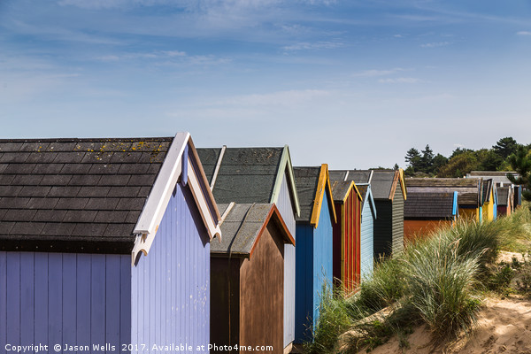 Beach huts up close Picture Board by Jason Wells
