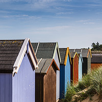 Buy canvas prints of Beach huts up close by Jason Wells
