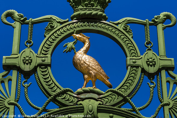 Golden Liverbird on the Liverpool Sailors' home ga Picture Board by Jason Wells