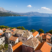 Buy canvas prints of Looking out across the Peljesac channel by Jason Wells