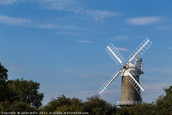 Great Bircham windmill landscape Picture Board by Jason Wells