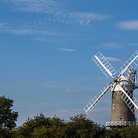 Buy canvas prints of Great Bircham windmill landscape by Jason Wells