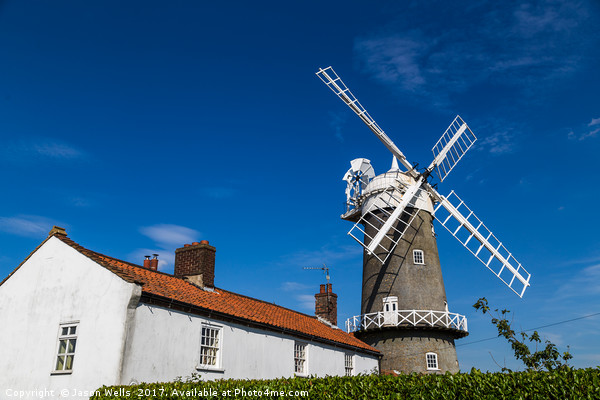 Great Bircham windmill Picture Board by Jason Wells
