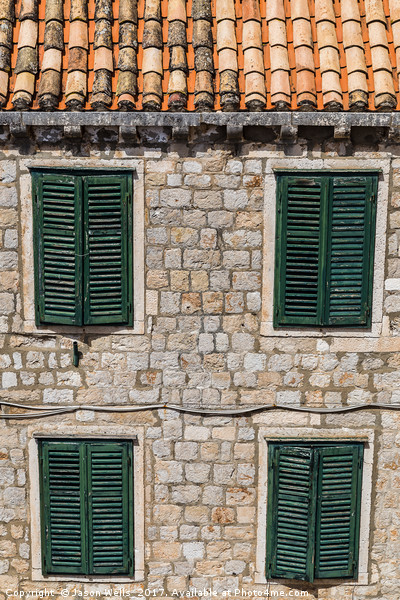 Uniform colours of the Dubrovnik old town Picture Board by Jason Wells