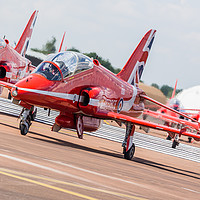 Buy canvas prints of Royal Air Force Aerobatic Team the Red Arrows by Jason Wells