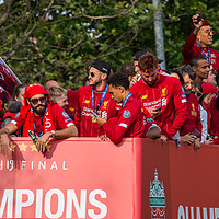 Buy canvas prints of Liverpool FC 2019 Champions League parade by Jason Wells
