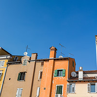 Buy canvas prints of Colourful facades of Rovinj by Jason Wells