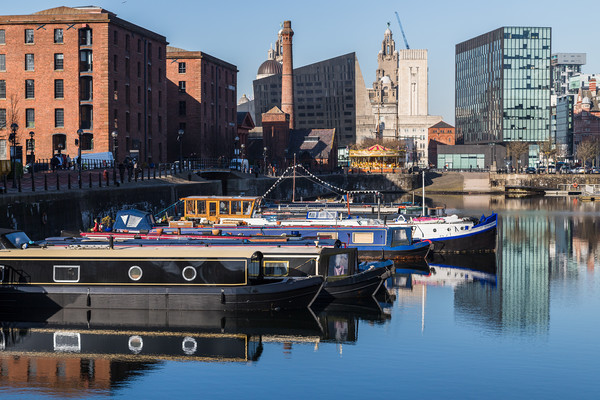 Boats on Salthouse Dock Picture Board by Jason Wells