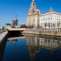 Buy canvas prints of Reflections of the Liver Building by Jason Wells