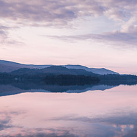 Buy canvas prints of Dusk over Derwent Water by Jason Wells