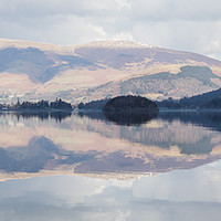 Buy canvas prints of Subtle ripples on Derwent Water by Jason Wells