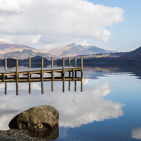 Buy canvas prints of Calm on Derwent Water by Jason Wells