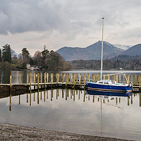 Buy canvas prints of Sail boat on Derwent Water by Jason Wells
