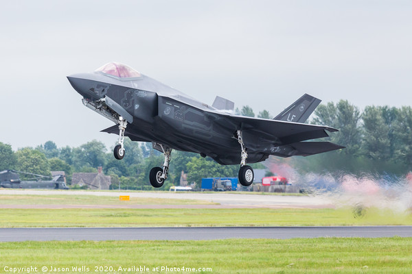 F-35A stealth fighter taking off Picture Board by Jason Wells