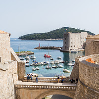 Buy canvas prints of Entrance to Dubrovnik old town by Jason Wells