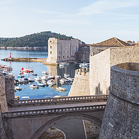 Buy canvas prints of Ploce Gate and harbour by Jason Wells