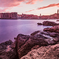 Buy canvas prints of Dubrovnik at dusk by Jason Wells